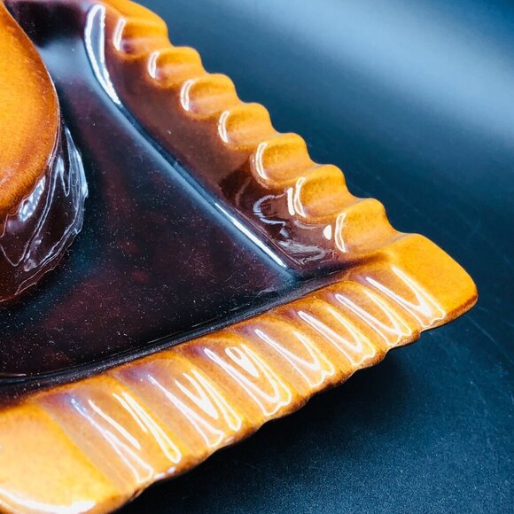 60s Beauce Ceramic Lady Basketball Athlete Trophy Ashtray - RARE - She Shed Room - Picture 6 of 11